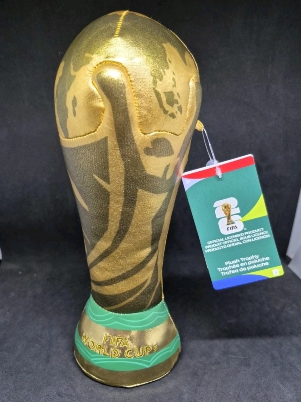 FIFA 2026 World Cup Trophy Plush 9 Inch